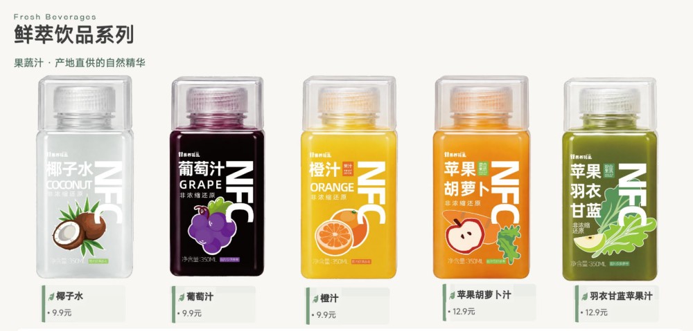 NFC果饮，蛋糕 以及哈根达斯冰激凌产品 异业联名 / 产品融合 合作